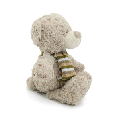 Soft Plush Teddy Bear with Knitted Scarf