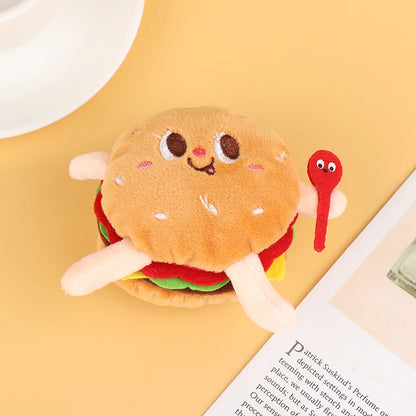 Mini Fast Food Plush Keychain