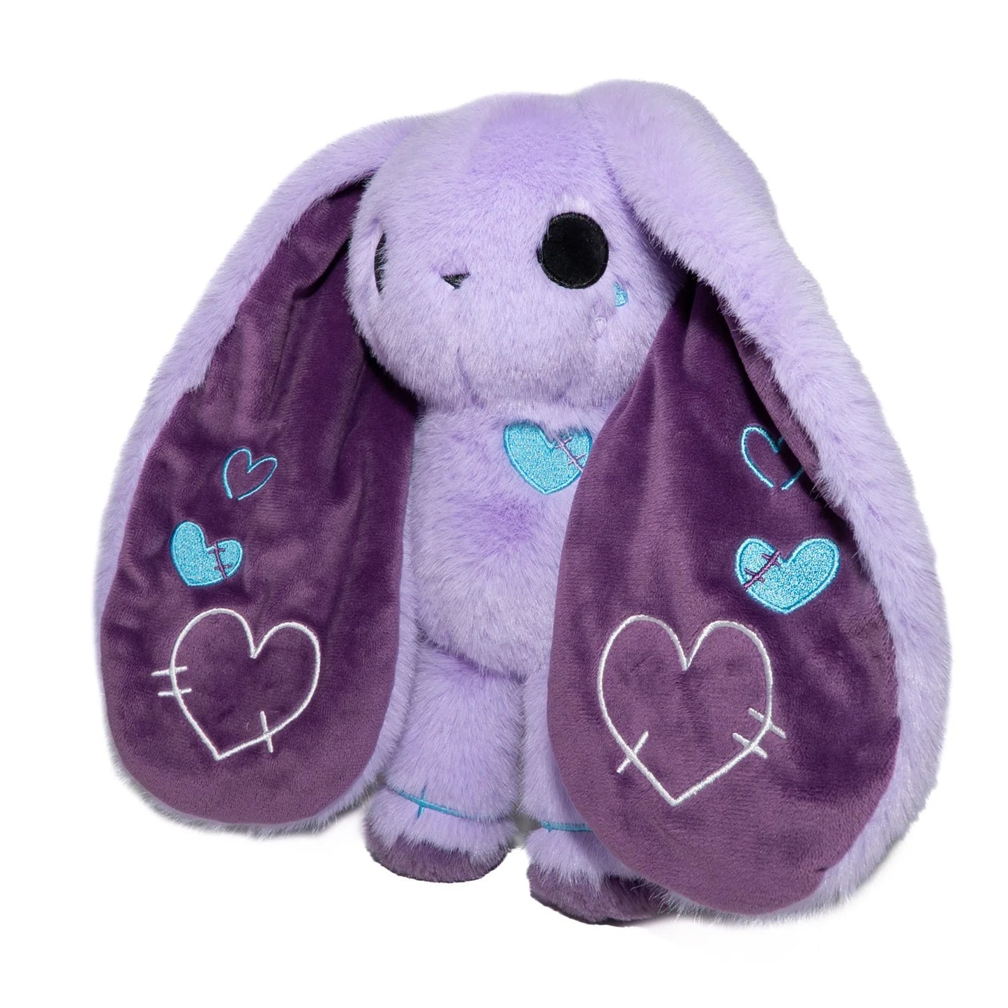 Purple Long Ear Bunny Plush