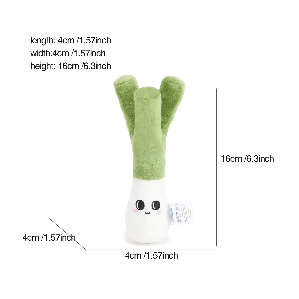 Cartoon Fruit & Veggie Plush Toy