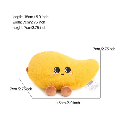 Cartoon Fruit & Veggie Plush Toy