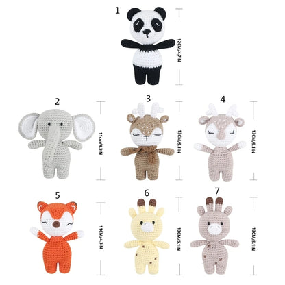 Handmade Crochet Animals- Cotton Knitted Plush Companion