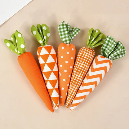 Bunny Garden Easter Carrot Plush Set