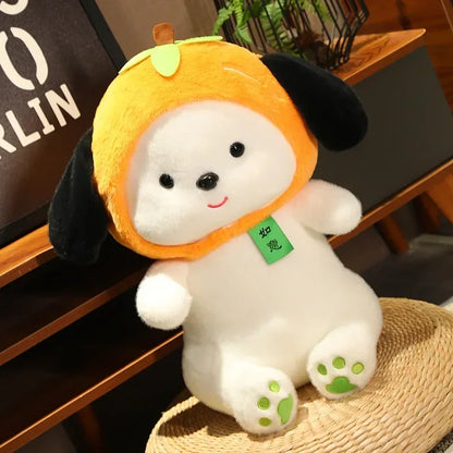 Tiny Persimmon Puppy Plush
