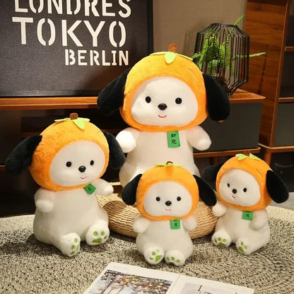 Tiny Persimmon Puppy Plush