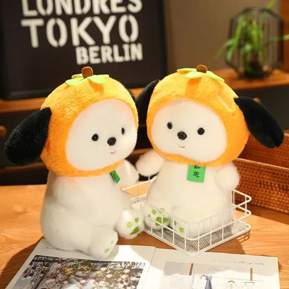 Tiny Persimmon Puppy Plush