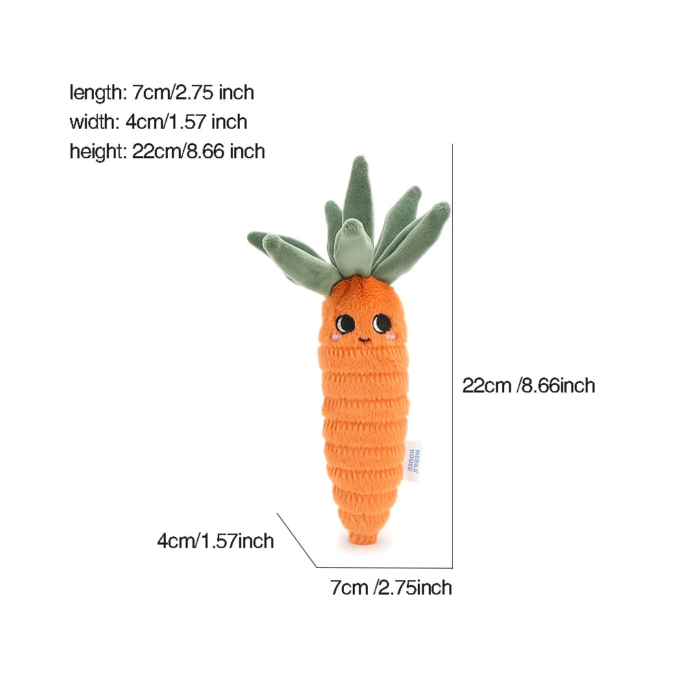 Cartoon Fruit & Veggie Plush Toy