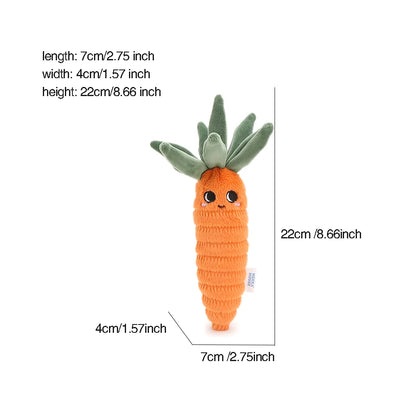 Cartoon Fruit & Veggie Plush Toy