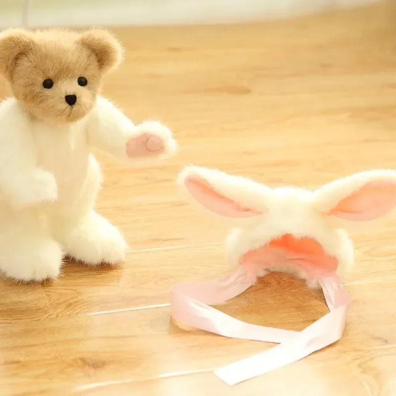 2-in-1 Bunny Teddy Plush – Cuddle Toy