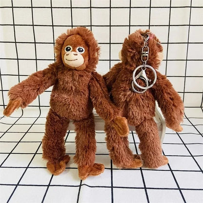 Mini Orangutan Plush Keychain