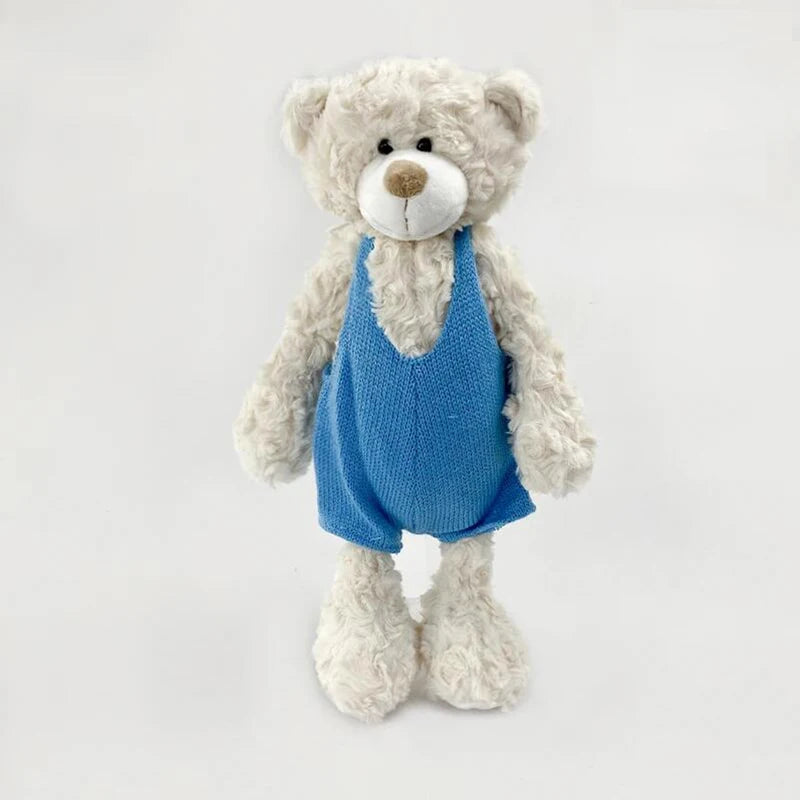 Classic Teddy Bear Plush – Cozy Outfit Edition