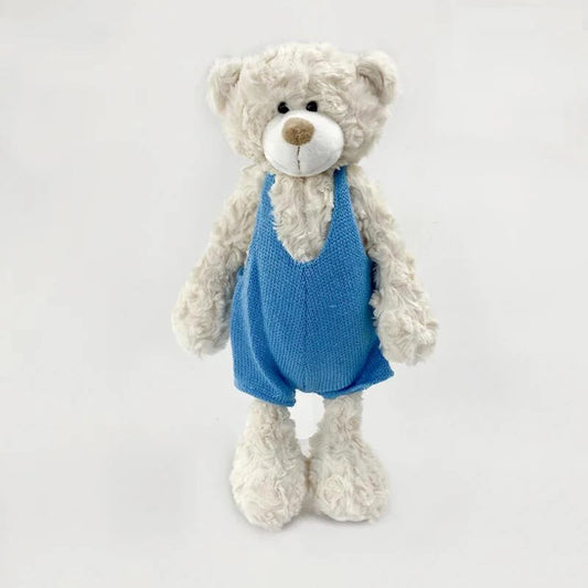 Classic Teddy Bear Plush – Cozy Outfit Edition