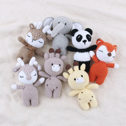 Handmade Crochet Animals- Cotton Knitted Plush Companion