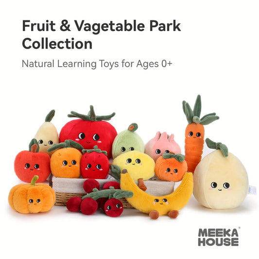 Cartoon Fruit & Veggie Plush Toy