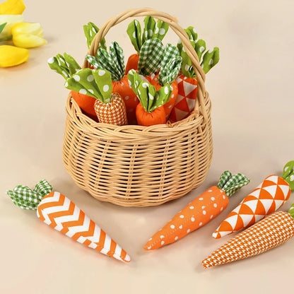 Bunny Garden Easter Carrot Plush Set