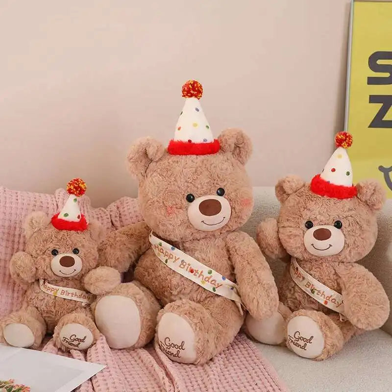 Happy Birthday Plush Bear & Bunny