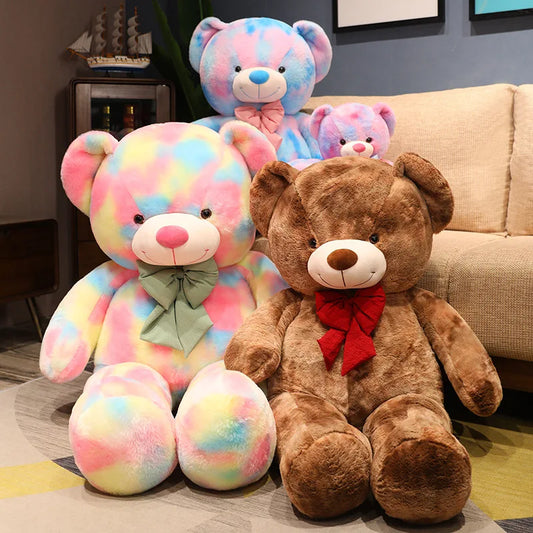 Large Bow Teddy Bear Plushy