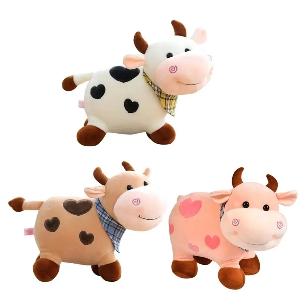 Cute Farm Cow Plush Doll