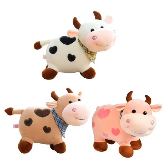 Cute Farm Cow Plush Doll