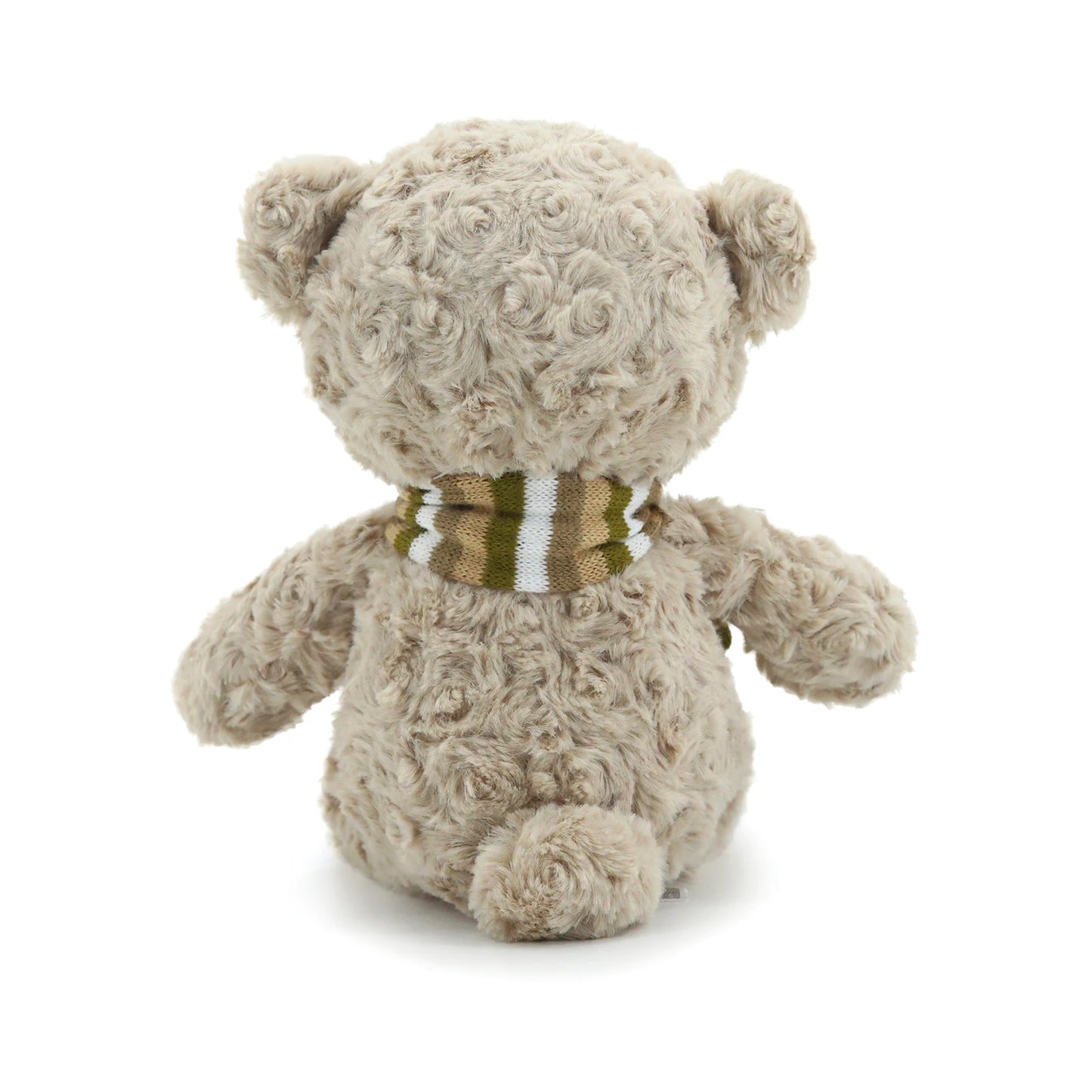 Soft Plush Teddy Bear with Knitted Scarf